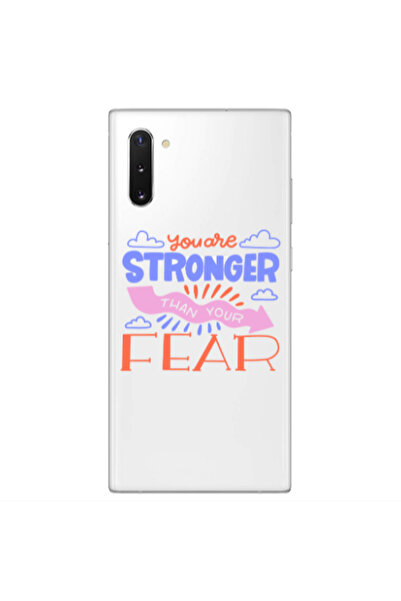 Other Samsung Note 10 Plus You are Stronger Transparent Silicone TPU Θήκη