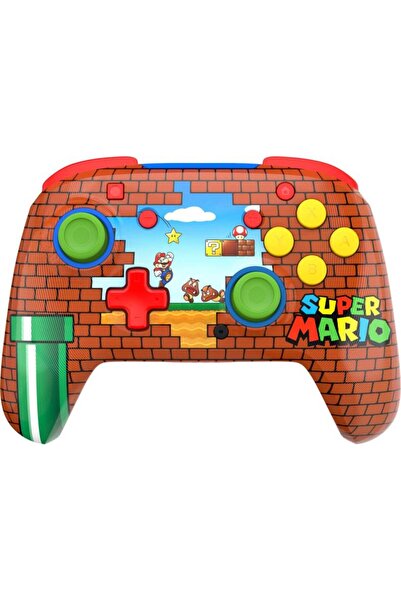 Turtle Beach Rematch Nintendo Mario Bricks Wireless Controller Multicolor