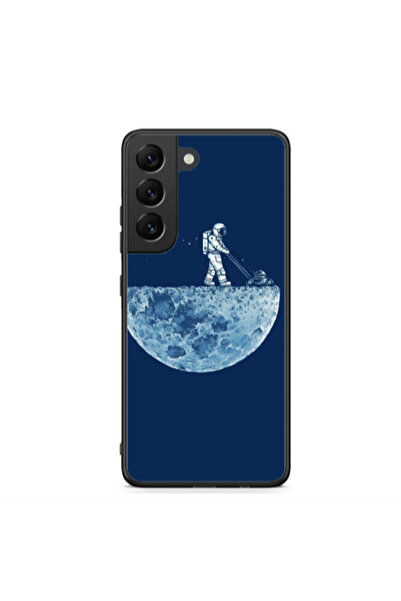 Other Samsung S22 Plus Mowing the moon Black Glossy Θήκη