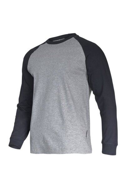 Lahti Pro Tricou bumbac cu maneca lunga / gri-negru - 3xl