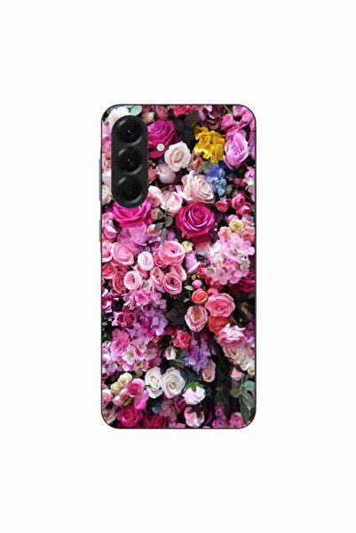 OEM Husa compatibila cu Samsung Galaxy A36 Silicon Gel Tpu Model Trandafiri Roz