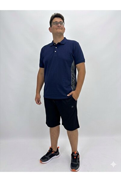 ANNEX Large Size Men's Shorts with Elastic Waist, Lace-Up and Pockets