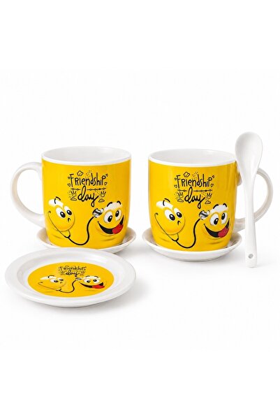 velve Top Bottom Set for friends, 2 My Best Friend printed ceramic mugs with ...