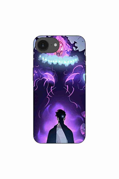 OEM Husa compatibila cu Apple iPhone 16e Silicon Gel Tpu Model Solo Leveling ...