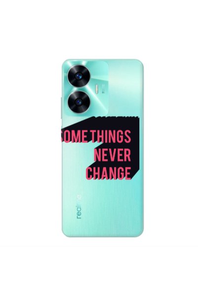 Other Realme C55 Somethings Never Change Transparent Silicone TPU Θήκη