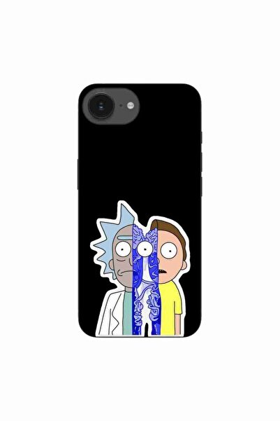 OEM Case compatible with Apple iPhone 16e Silicon Gel Tpu Model Rick And Mort...