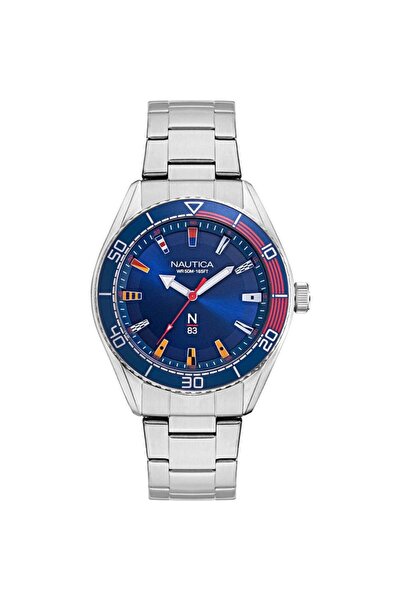 Nautica Ρολόι Ανδρικό Ασημί Stainless Steel κωδ NAPFWS004