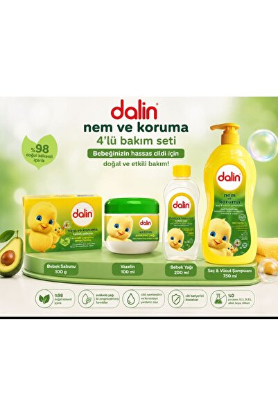 Dalin NEM VE KORUMA BAKIM SETİ