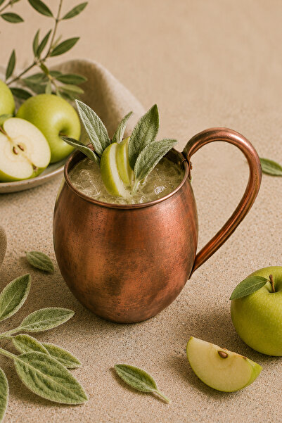 Mesk & More Dune Oksit Bakır Moscow Mule Bardak 500 ml
