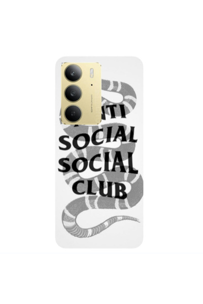 Other Realme C 75 Social club Transparent Silicone TPU Θήκη