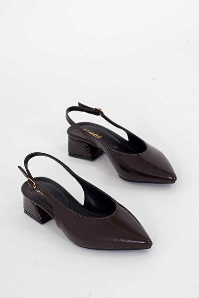 SİMOŞ Hanna 60 Women's Heeled Patent Leather Shoes 3cm