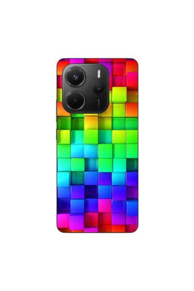 OEM Θήκη συμβατή με Xiaomi Redmi Note 14 4G Σιλικόνης Gel TPU με σχέδιο Πολύχ...