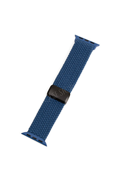 Quse Manyetik Örgü Apple Watch Kordonu Series 10/11 42mm & 41mm-40mm-38mm ile...