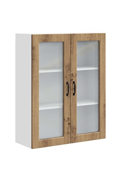 vidaxl Dulap de bucătărie cu raft Stejar Artizanal 80 x 31 x 100 cm