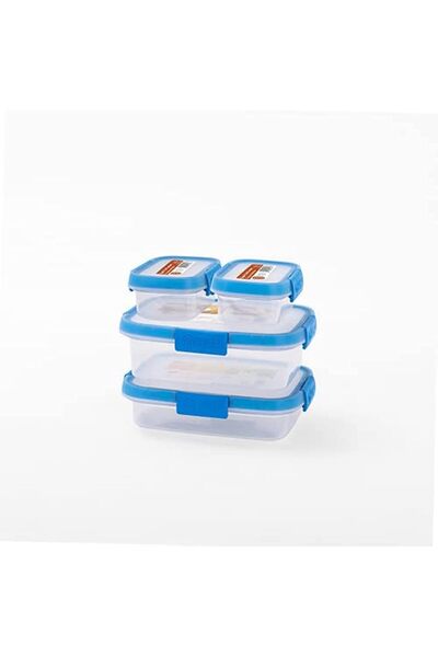 Generic Hygienic set 4 pieces rectangular blue, from Grande Home