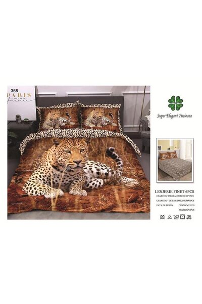 Super Elegant Pucioasa Finet Duvet Cover Set 6 Pieces 245x250cm – Premium Com...