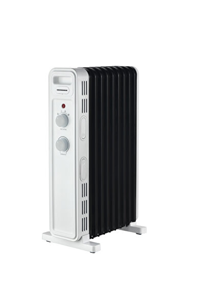Heinner HOH-M09WH-BK Radiator cu ulei, 2000W, 9 aripioare, 3 trepte de reglar...