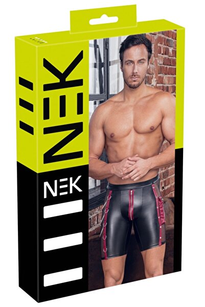 NEK Lenjerie intimă bărbați – Chiloți bărbați 2XL Negru/Roșu, 2XL – Aspect ma...
