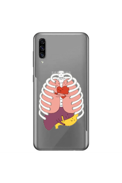 Other Samsung A30S Anatomy Transparent Silicone TPU Θήκη
