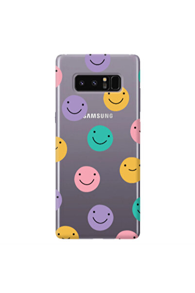 Other Samsung Note 8 Colorful smiles Transparent Silicone TPU Θήκη