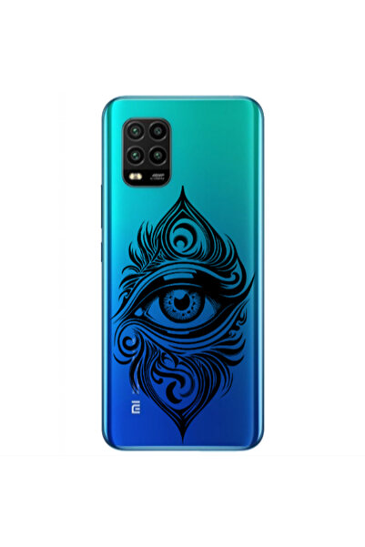 Other Xiaomi Mi 10 Lite Eye patterned drawing Transparent Silicone TPU Θήκη