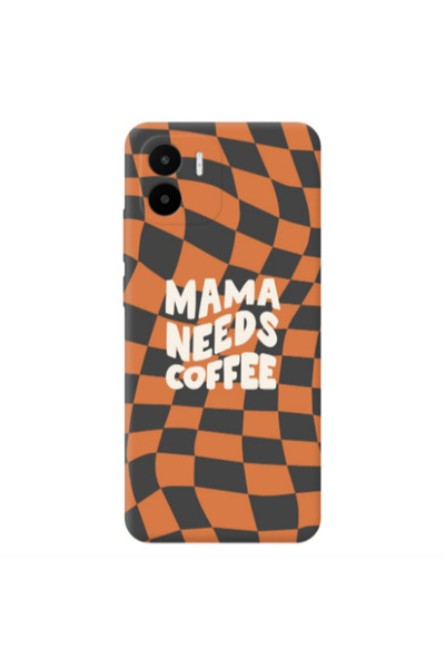 Other Xiaomi Redmi A1 Mama needs coffee Transparent Silicone TPU Θήκη
