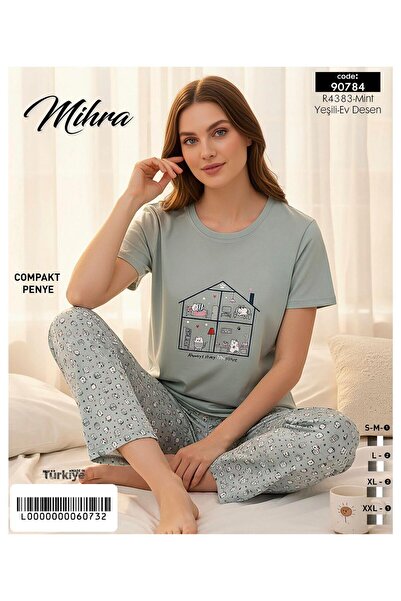 Mihra Yeni Sezon Compact Penye Pijama Takımı