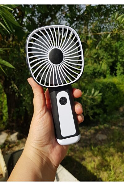 Brokoli Home Mini Fan USB Şarjlı Mini El Fanı Taşınabilir Vantilatör 3 Kademe...