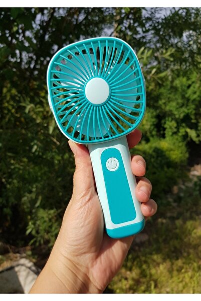 Brokoli Home Mini Fan USB Şarjlı Mini El Fanı Taşınabilir Vantilatör 3 Kademe...