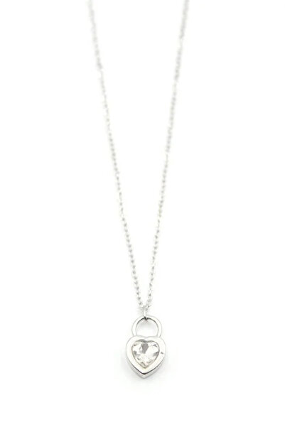 Marsilyan Nvdn- Ieg - Heart Necklace - Silver Iegrs-Nvdn1