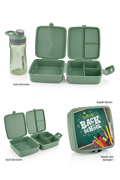 HOBBY LİFE 2 Li Set Beslenme Kutusu ve Matara