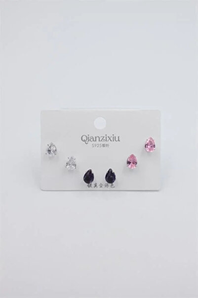 Marsilyan Nvdn- Ieg - Multiple Set Earrings - Silver Iegrs-Nvdn1