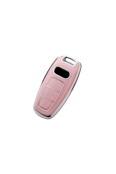 OEM Smart key case for Audi A3 A4 B9 A6 A7 4K A8 E-tron Q5 Q8 C8 D5 SQ8 Pink