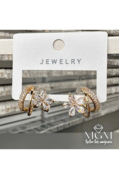 Marsilyan Nvdn- Ieg - Zircon Stone Earrings Iegrs-Nvdn1