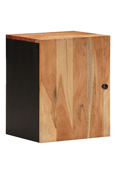 vidaxl Dulap de perete de baie, 38x33x48 cm, lemn masiv de acacia