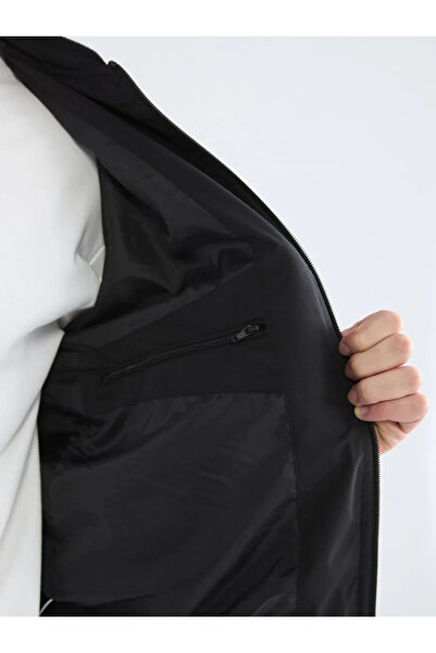 LC Waikiki Black College Collar Men's Jacket