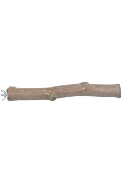 Yıldızan Terra Organic Natural Wooden Parrot Bird Perch Perch Length 20 cm Te...