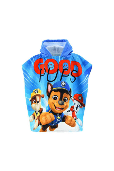 PAW PATROL Good Pups Prosop tip poncho din poliester cu uscare rapidă, 55x110...