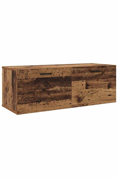 vidaxl Dulap montat pe perete Pe perete Lemn vechi 100 x 36,5 x 35 cm