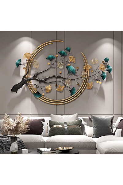 OEM Artă Murală Metalică 3D Frunză de Ginkgo Lucrată Manual Lux Modern – Deco...
