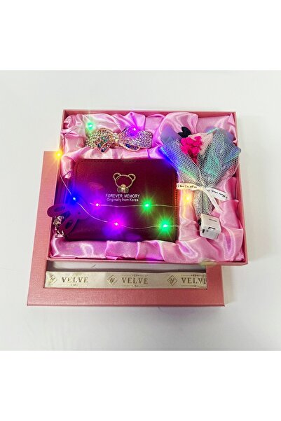 velve Σετ pentru femei JESOU COLLECTION LED,portofel, clema pentru par si min...
