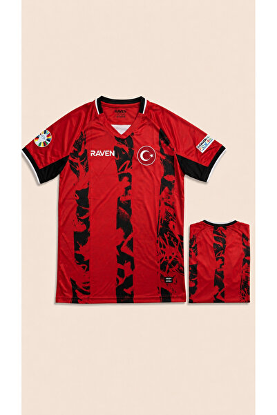 The RAVEN PREMİUM TÜRKİYE SERİSİ FUTBOL FORMASI KIRMIZI UNİSEX