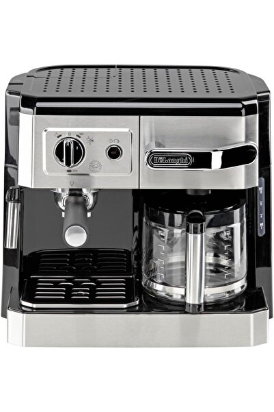 De'Longhi ماكينة قهوة كومبي، للقهوة المقطرة والإسبريسو، 15 بار، 1450 واط، فضي...