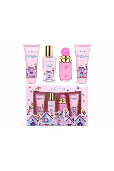 V.V LOVE V.V. LOVE V.V.LOVE Marshmallow Blush 4-Piece Fragrance Gift Set - In...