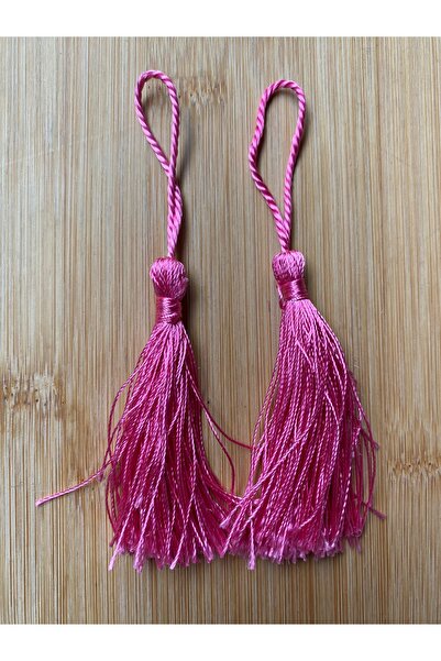 Lorin hobi Flower Tassel 7 cm 2 Pieces Pink