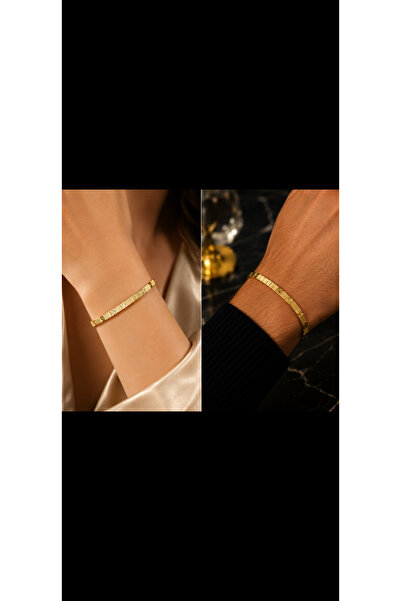 GB Sign PREMİUM GOLD COLLECTİON ÇELİK BİLEKLİK