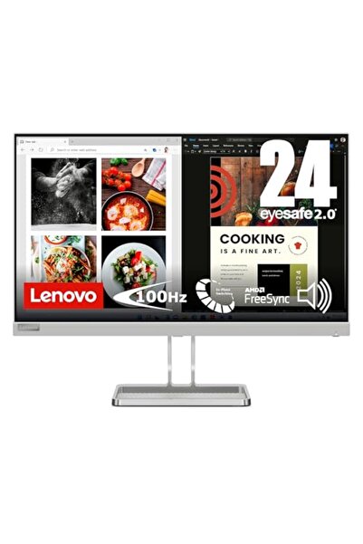 LENOVO L24i-40 | 23,8" Full HD Monitör | 1920x1080 | 100Hz | 250 nit | 4ms te...