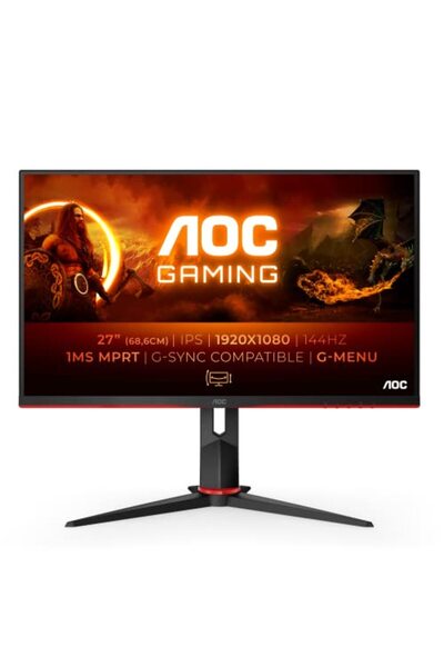 Aoc Gaming 27G2 - 27 inç FHD monitör, 144 Hz, 1 ms (1920x1080, HDMI, DisplayP...