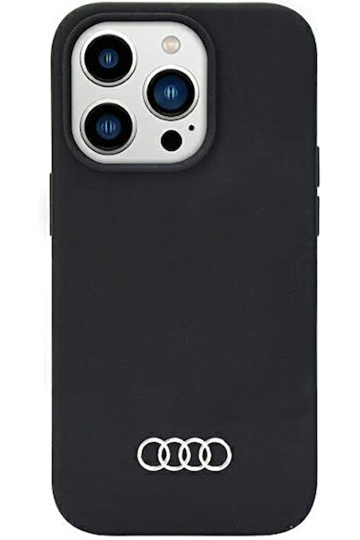 Audi Πίσω Κάλυμμα Σιλικόνης / Πλαστικό Μαύρο (iPhone 14 Pro) Κωδικός: AU-LSRI...