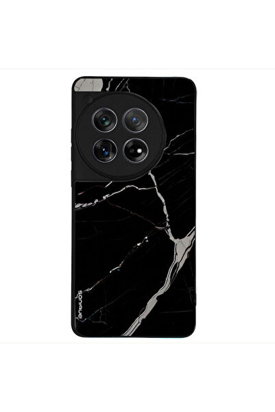 Other Θήκη Sonique Σειράς Μάρμαρο για Oneplus 12 5G Μαύρη